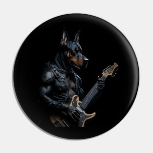 Heavy metal Dobermann, Rock and roll, Hard rock Pin