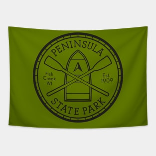 Peninsula State Park T-Shirt - Monochrome Tapestry