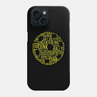 Yellow Pickle Ball Phone Case