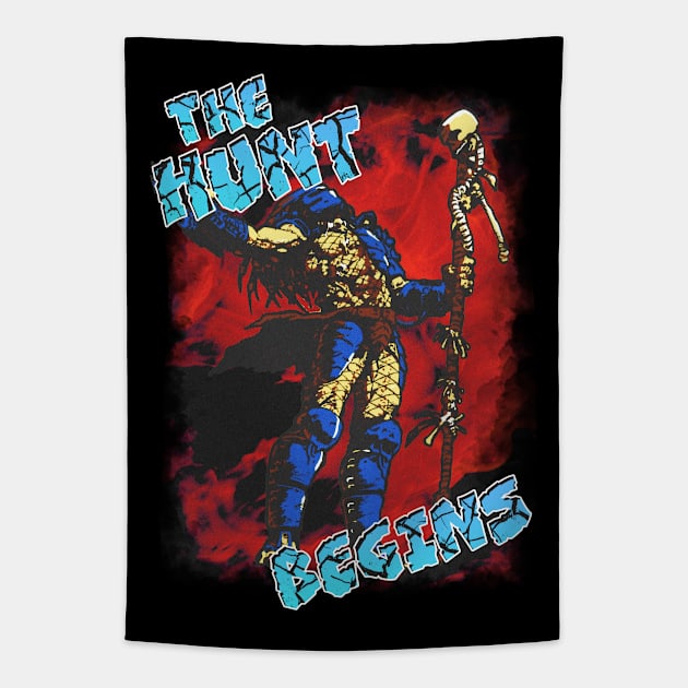 The Hunt Begins! (No Texture) Tapestry by Rickster07