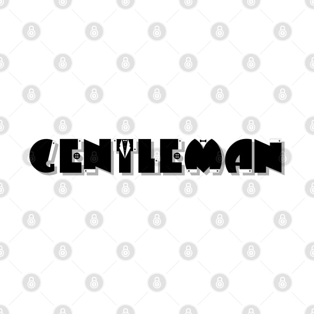 Gentleman Typography Design by SATUELEVEN