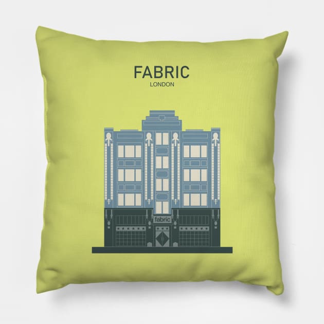 Fabric Nightclub London Pillow by kolakiss