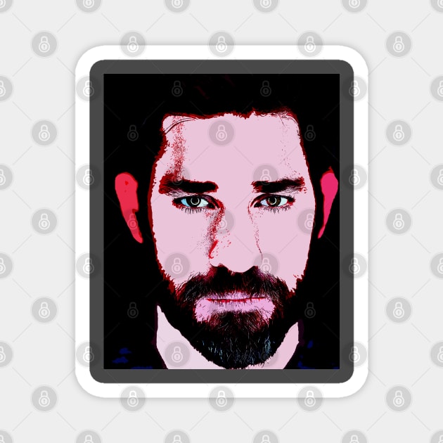 john krasinski Magnet by oryan80