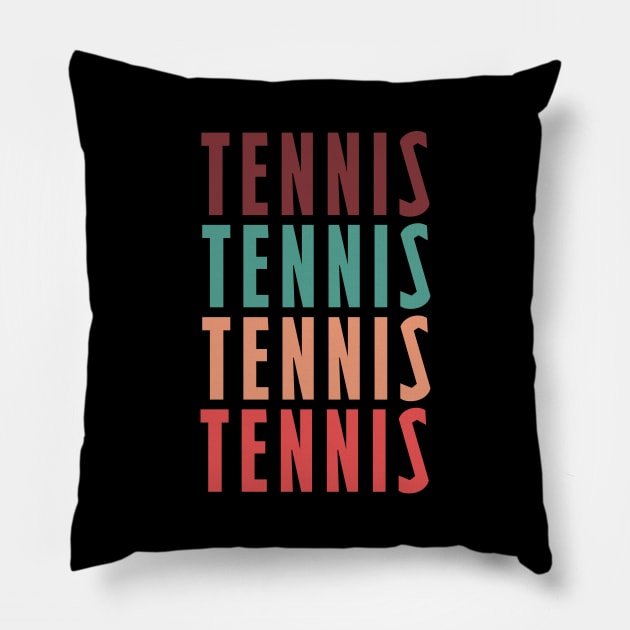 tennis Pillow by Mamon