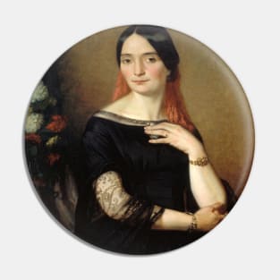 Portrait Presume de Melle Mars by Ary Scheffer Pin