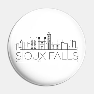 Sioux Falls Minimal Skyline Pin