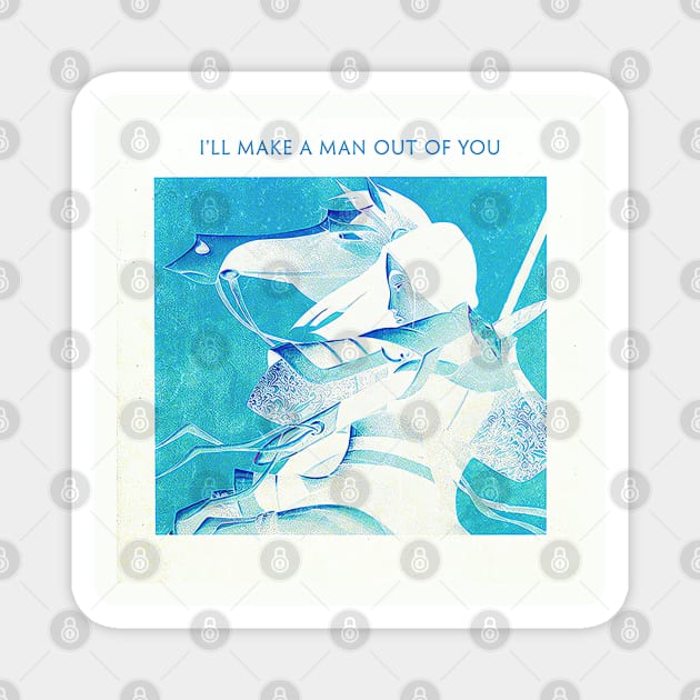 Make A  Man Out Magnet by Pride Merch