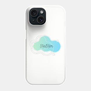 He / Him pronouns Phone Case