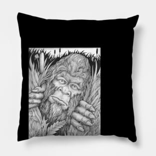 Bigfoot, Sasquatch, cryptid, cryptozoology, big foot Pillow