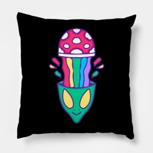 Alien Mushroom Pillow