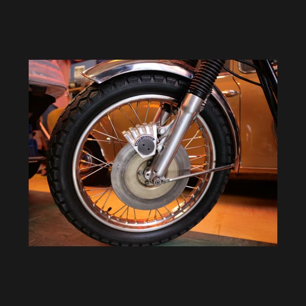 classic motorcycle wheel with spokes .. beautiful design by fantastic-designs