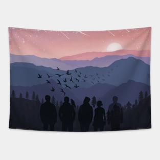 Cabeswater Sunset (The Raven Cycle) Tapestry