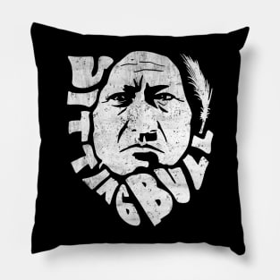 Chief Sitting Bull Native American Pillow