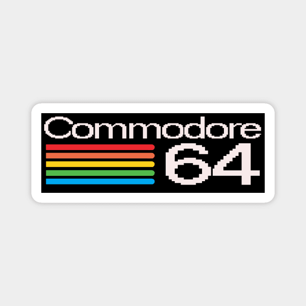 8 bit Commodore Magnet by JamesCMarshall