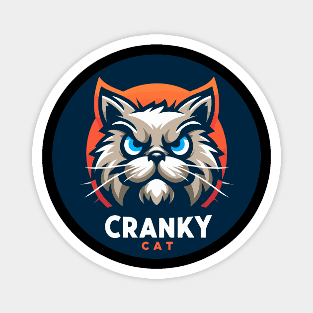 Cranky Bear Magnet by Pigxel 