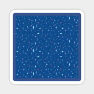 Blue Twinkle Stars Magnet