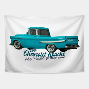 1959 Chevrolet Apache 3100 Fleetside Pickup Truck Tapestry