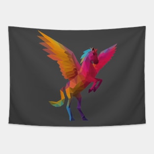 Rainbow Pegasus Tapestry