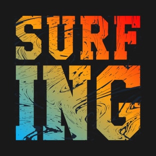 Beautiful and colorful design for Surf Lovers T-Shirt