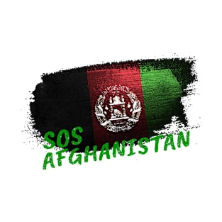 SOS afghanistan White T-Shirt