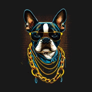 Gangster Boston Terrier T-Shirt