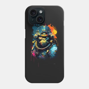 Cyberpunk Future Ape Sci-Fi Anime Ape Phone Case