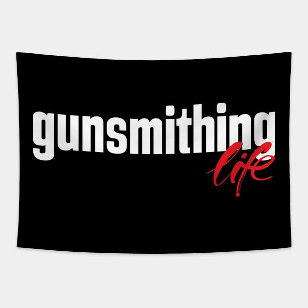 Gunsmithing Life Tapestry by ProjectX23Red