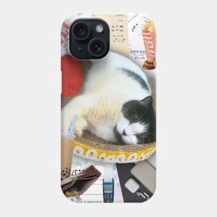 Cat meme - Me Dim into my poor and comfort zone Phone Case