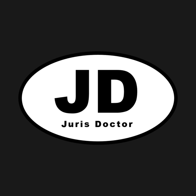 JD (Juris Doctor) Oval by kinetic-passion