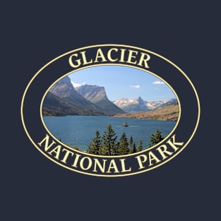 Saint Mary Lake at Glacier National Park in Montana T-Shirt