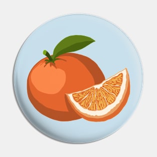 orange slice Pin