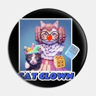 Cat Clown,Cat Joker,Cat Miaw Lover Pin