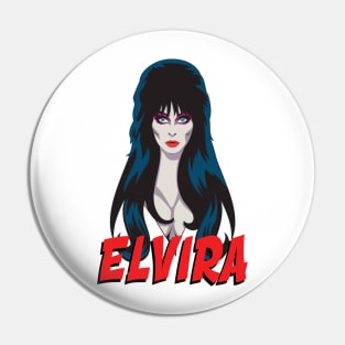 Elvira fan art Pin