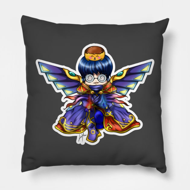 GMJinn Archmage DizzyGlasses Pillow by LinYue