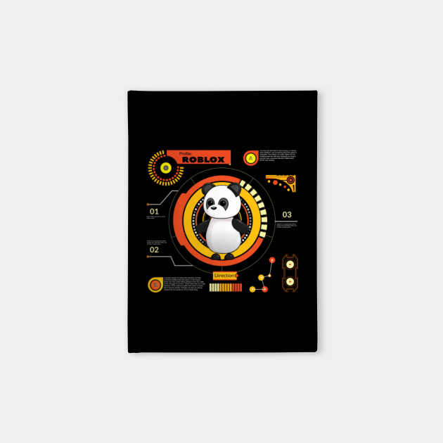 Adopt Me Profile Panda Adopt Me Roblox Notebook Teepublic Au - roblox adopt me profile pictures