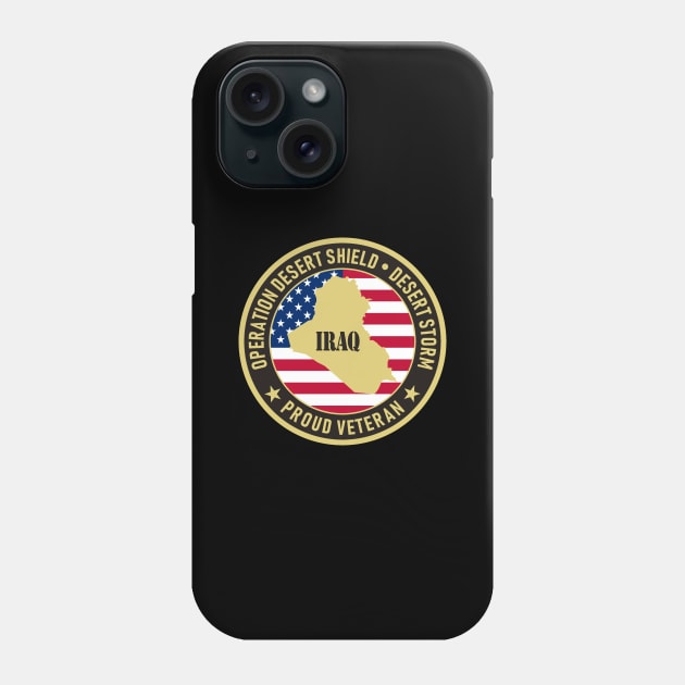 Desert Storm Veteran Phone Case by Etopix