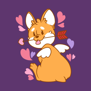 Cupid Corgi T-Shirt