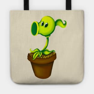 plants vs zombies: peashooter Tote