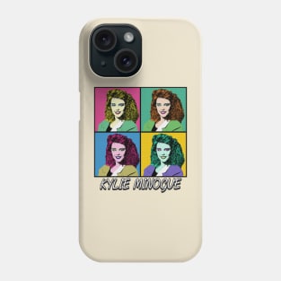 Kylie Minogue 80s Pop Art Style Phone Case