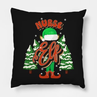 NURSE ELF CHRISTMAS Pillow