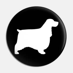 English Cocker Spaniel Silhouette Pin