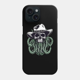 Lovecraftian Cowboy - Skull and Tentacles Phone Case