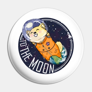 To The Moon Pin