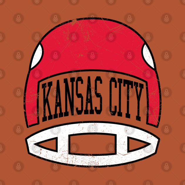 Kansas City Retro Helmet - White by KFig21
