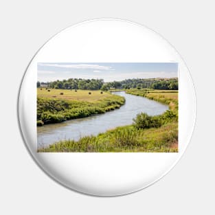 River in the Nebraska Sandhills (C023/8429) Pin