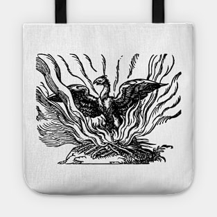 Medieval Mythical Phoenix Tote