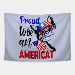 Proud to be an americat...4th of july gift Tapestry