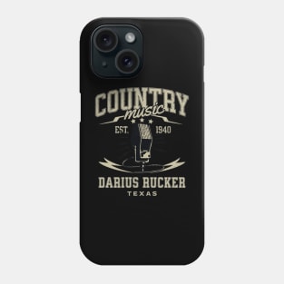 country music microphone singer  v15 Phone Case