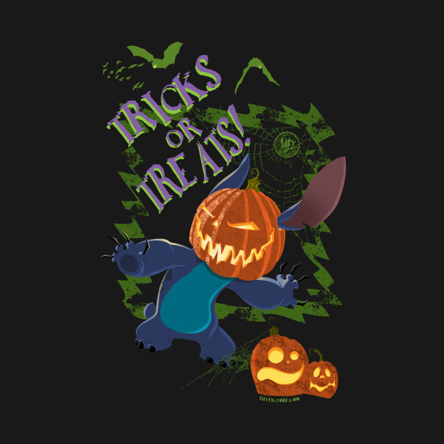 Stitch Halloween Fun Stuff - Disney - T-Shirt | TeePublic
