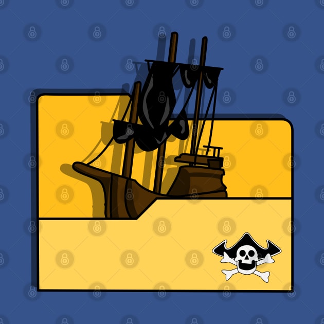 Pirate Ship Folder Icon by Fun Funky Designs